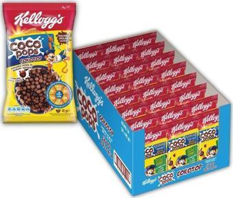 Kellogg's Coco Pops Çokotop 40 Gr x24 Adet,Lif,Demir ve 6Vitamin Kaynağı,%100 Pancar Şekeri,%40 Kakao