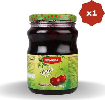 Koska Kavanoz Vişne Reçeli 1500 Gr - (1 Adet)