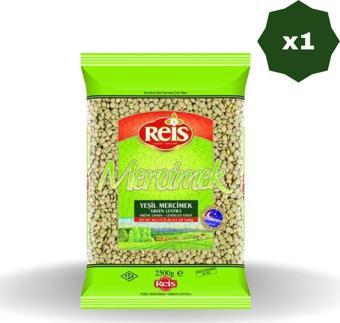 Reis Yeşil Mercimek 2,5Kg X 1 Adet