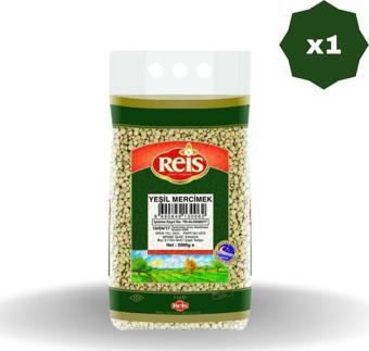 Reis Yeşil Mercimek 5Kg X 1 Adet