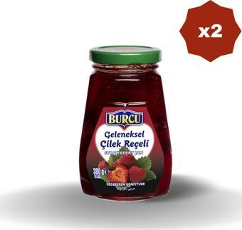 BURCU Çilek Reçeli 380 Gr - (2 Adet)