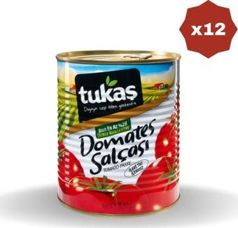 Tukaş Domates Salçası 830 Gr - (12 Adet)