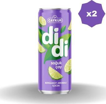 DİDİ Didi Bergamot Aromalı Soğuk Çay 250 Ml - (2 Adet)