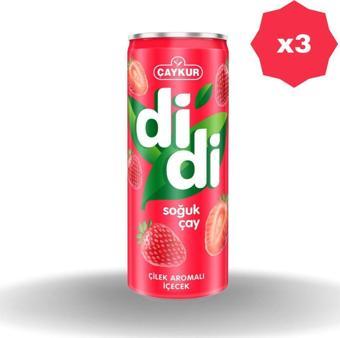 DİDİ Didi Çilekli Soğuk Çay 250 Ml - (3 Adet)