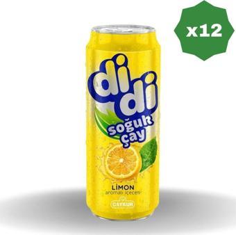 DİDİ Didi Limonlu Soğuk Çay 500 Ml - (12 Adet)