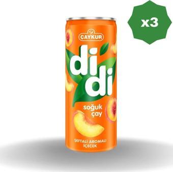 DİDİ Didi Şeftalili Soğuk Çay 250 Ml - (3 Adet)