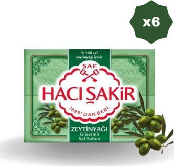 Hacı Şakir Hacışakir Zeytinyağlı Sabun 600 Gr - (6 Adet)