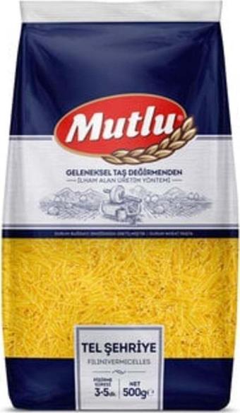 Mutlu Tel Şehriye 500 G ( 2 Adet ) + Eti Petito