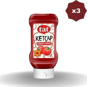 Tat Tatlı Ketçap 390 Ml - (3 Adet)