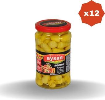 AYSAN Biberiye Turşusu Cam 340 Gr - (12 Adet)