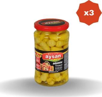 AYSAN Biberiye Turşusu Cam 340 Gr - (3 Adet)