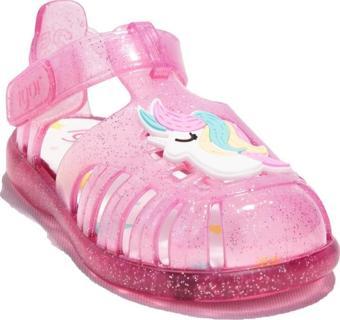 Igor S10309 Tobby Gloss Unıcornıo Fuşya Ortopedik Günlük Kız Çocuk Sandalet