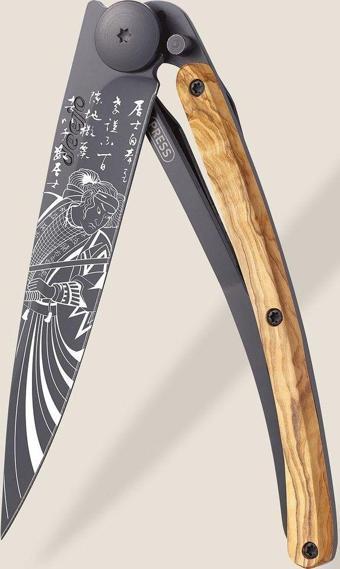 Deejo 37g, Olive Wood / Samurai Çakı