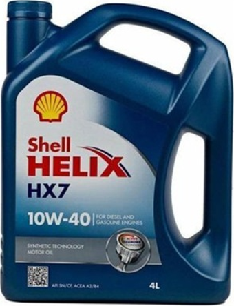 SHELL HELIX HX7 10W40 4 LT