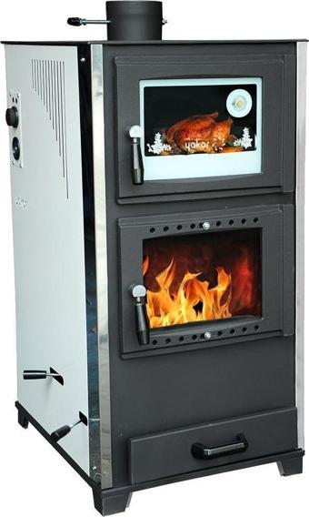 Yakar 301/A Eşanjörlü 25kW Fırınlı Kat Kalorifer Sobası