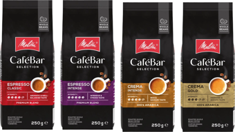 Melitta CafeBar Çekirdek Kahve 4x250gr Tadım Paketi