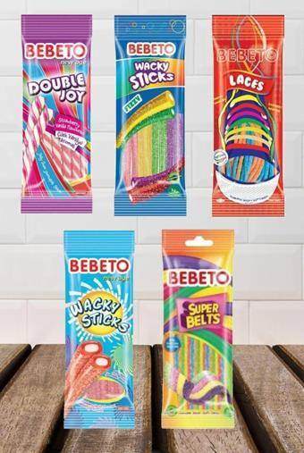 Bebeto Stick Vejeteryan Jelibon 75Gr 5'Li Paket