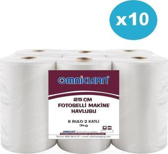 Omniclean 10 Koli 25cm Enmotion Fotoselli Kağıt Havlu 60 Rulo