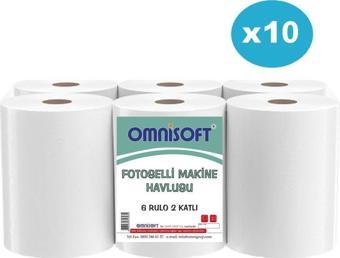 Omnisoft 10 Koli 21cm Fotoselli Hareketli Kağıt Havlu 60 Rulo