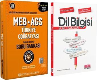 Öğreti Akademi 2025 MEB AGS Türkiye Coğrafyası ve AKM Dil Bilgisi Soru Bankası Seti 2 Kitap - Öğreti Akademi