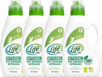 Life by Fakir Bitkisel Sıvı Çamaşır Deterjanı 1500 ml x 4 Adet