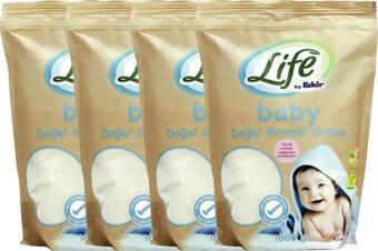 Life By Fakir Doğal Bebek Granül Toz Sabun 1 kg x 4 Adet