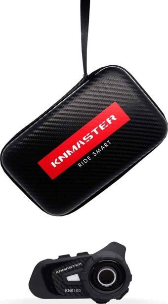 KNMASTER KN6100 MOTOSİKLET BLUETOOTH INTERKOM KULAKLIK SETİ SİYAH