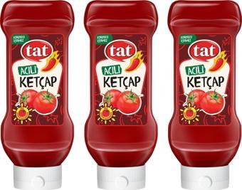 Tat Ketçap 650 gr Acılı x 3 Adet