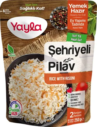 Yayla Yemek Hazır Şehriyeli Pirinç Pilavı 250 gr