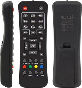 Amstrad, Kawai, Citybox, Digipol Büyük Kalıp SD Uydu Alıcısı Kumandası
