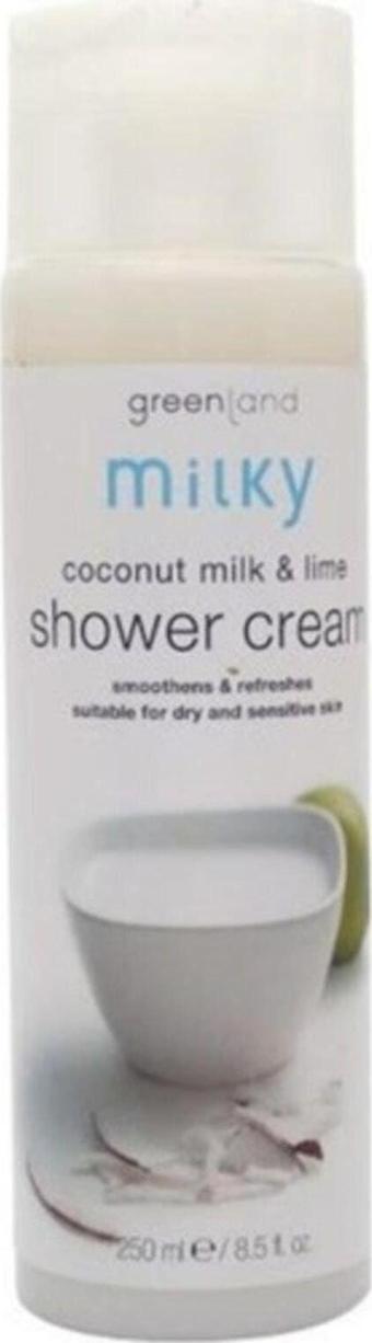 Greenland Milky Shower Cream Coconut- Lime 250 Ml