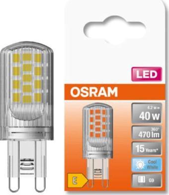 Osram Led 4.2W 4000K 470lm G9 Duy Kırık Beyaz Işık Ampul