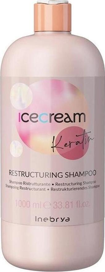 Inebrya Ice Cream Keratin Restructuring Shampoo 1000 ML