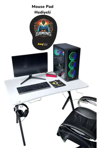 Hey Modüler Mobilya Heygaming2 Profesyonel Oyuncu Masası 110 Cm