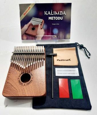 Masterwork 17 Tuşlu Maun Kalimba + Çekiç Ve Kılıf + Kalimba Metodu