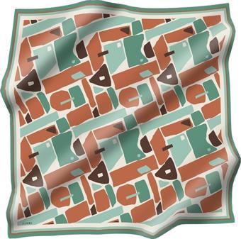 Polyester Twill Eşarp ZE0025 V9