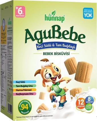 Hünnap Keçi Sütlü Bebek Bisküvisi 400 gr