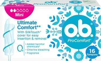 O.B. Pro Comfort Mini Tampon 16 Adet