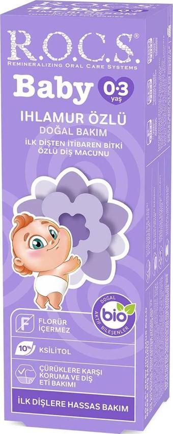 Rocs Baby 0-3 Yaş Arası Yutulabilir Diş Macunu Ihlamur Özlü 35 ml