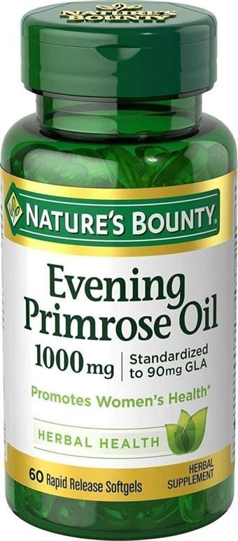 Nature'S Bounty Evening Primrose Oil 1000 Mg 60 Kapsul