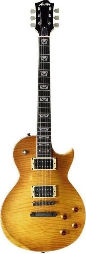 Auster ALP200 Les Paul Elektro Gitar - Amber