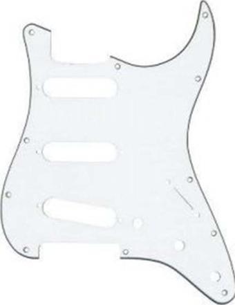 DiMarzio FG2108W Strat Pickguard - Beyaz