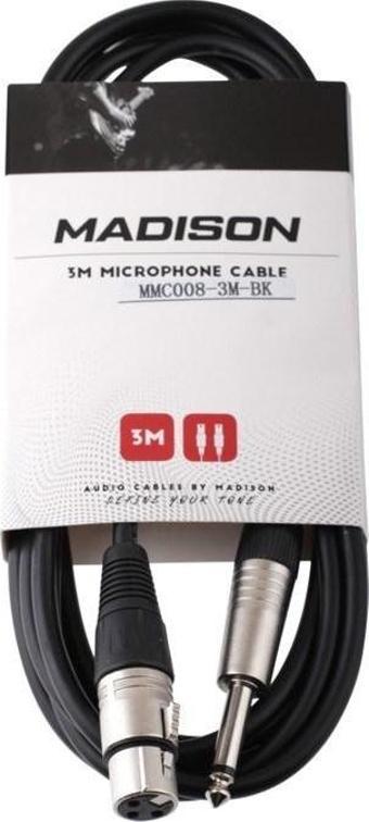 Madison MMC008 TS - XLXR Mikrofon Kablosu (3m)