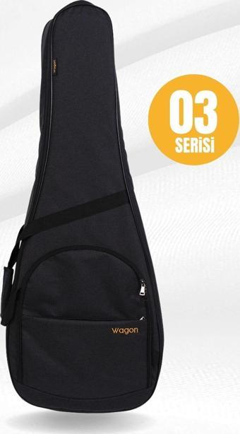 Wagon 03 Serisi Akustik Gitar Çantası - Siyah