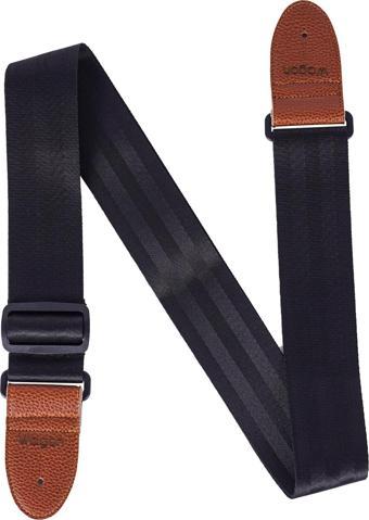 Wagon Straps Essential Serisi Secureband Gitar Askısı - Siyah/Kahverengi