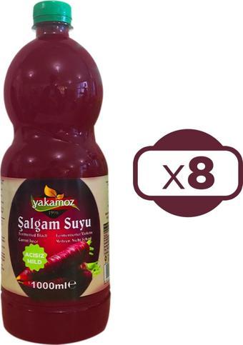 Yakamoz Şalgam Suyu 1 lt Acısız x 8 Adet