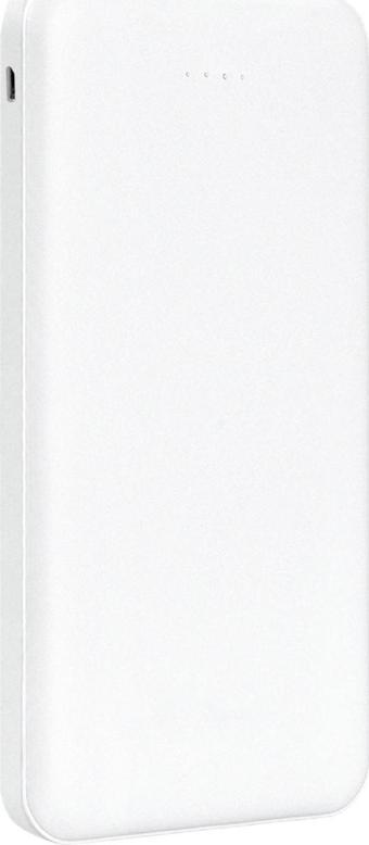 Snapmax Snp-3000 Beyaz 10.000 Mah Powerbank 2X Usb Çıkışlı 1 Type-C Ve 1 Micro Girişli