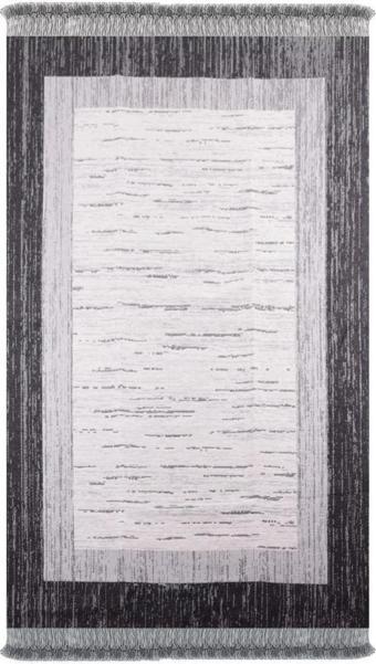 Bigghome Çift Taraflı Kilim, Makinede Yıkanabilir, Modern Desenli, 80*150 cm, SAF3B