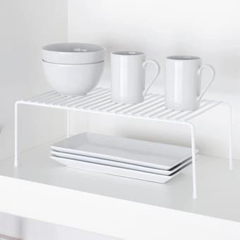 TEL ORGANİZER DOLAP DEPOLAMA RAFI 4'LÜ SET 22X40CM BEYAZ