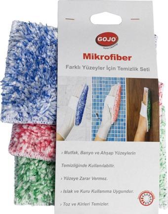 Gojo Mikrofiber Farklı Yüzeyler İçin Temizlik Seti